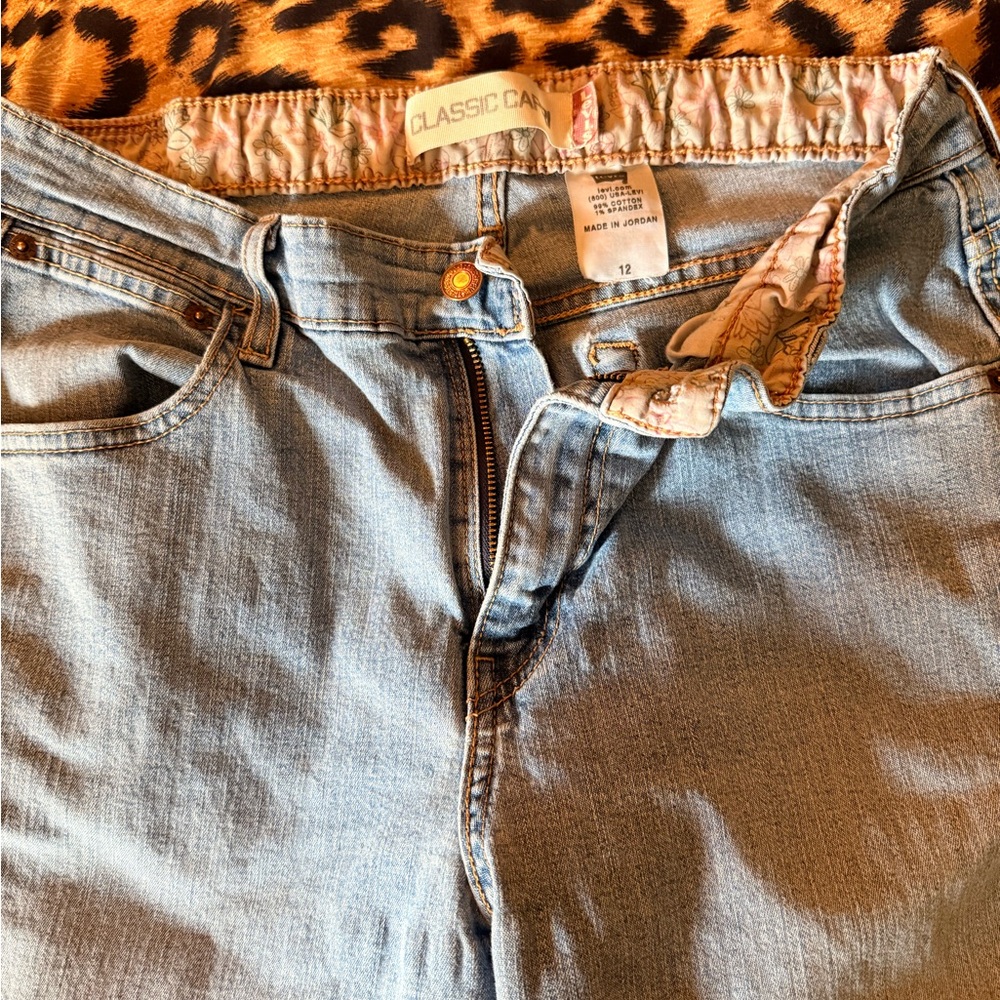 Levi's Light Blue Ankle & Cropped Jeans